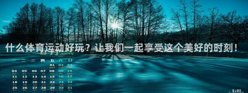 什么体育运动好玩？让我们一起享受这个美好的时刻！